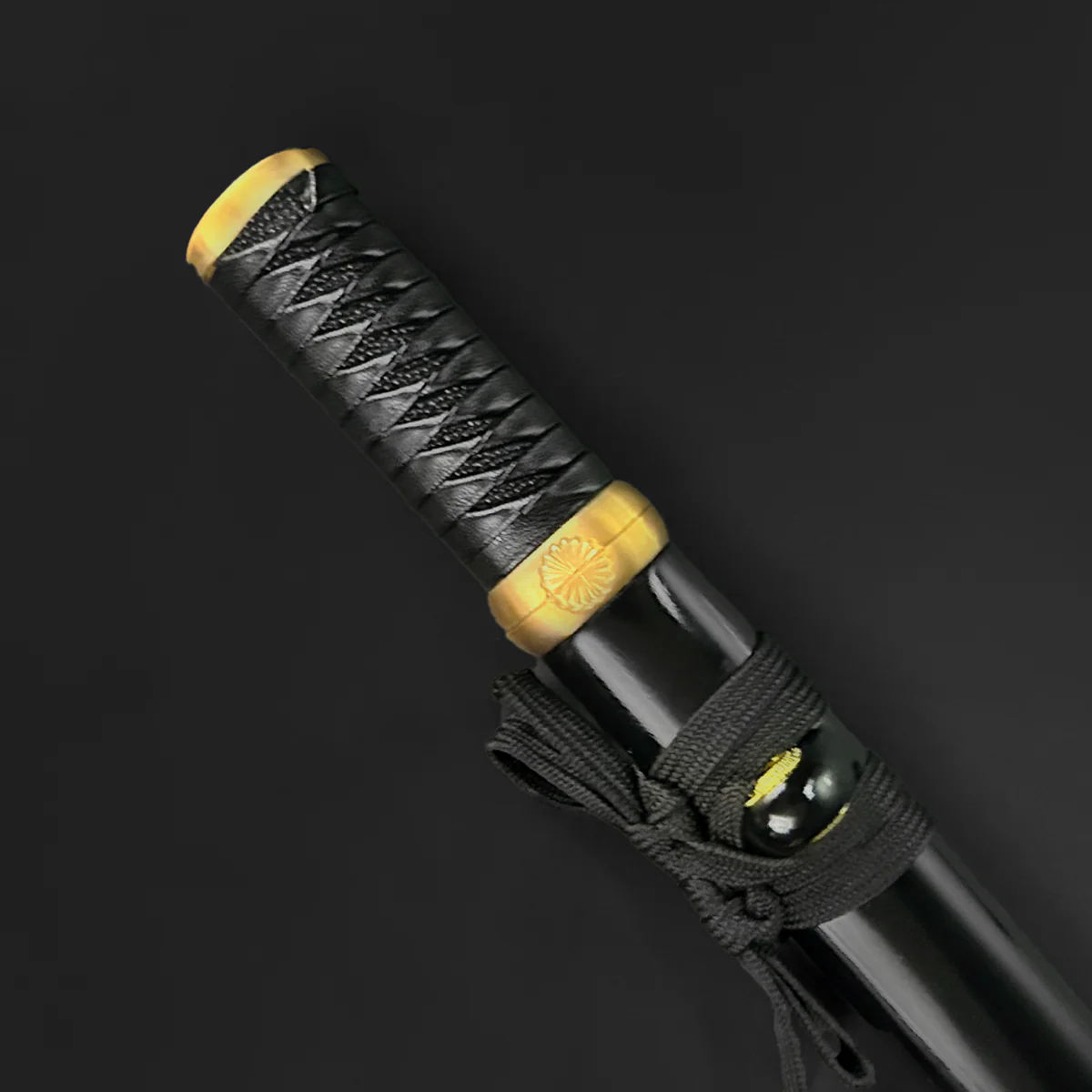 Asuka Hand-Forged Black Wood Scabbard Tanto - Image 5
