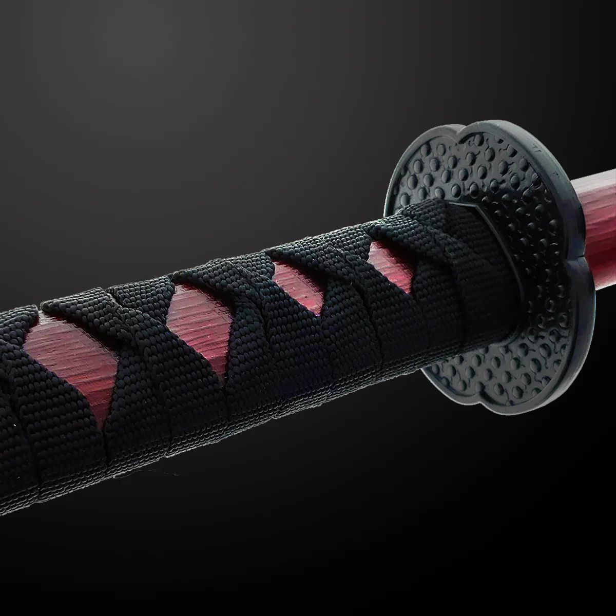 31 1/2" Red Wooden Samurai Sword (Bokken) - Image 3