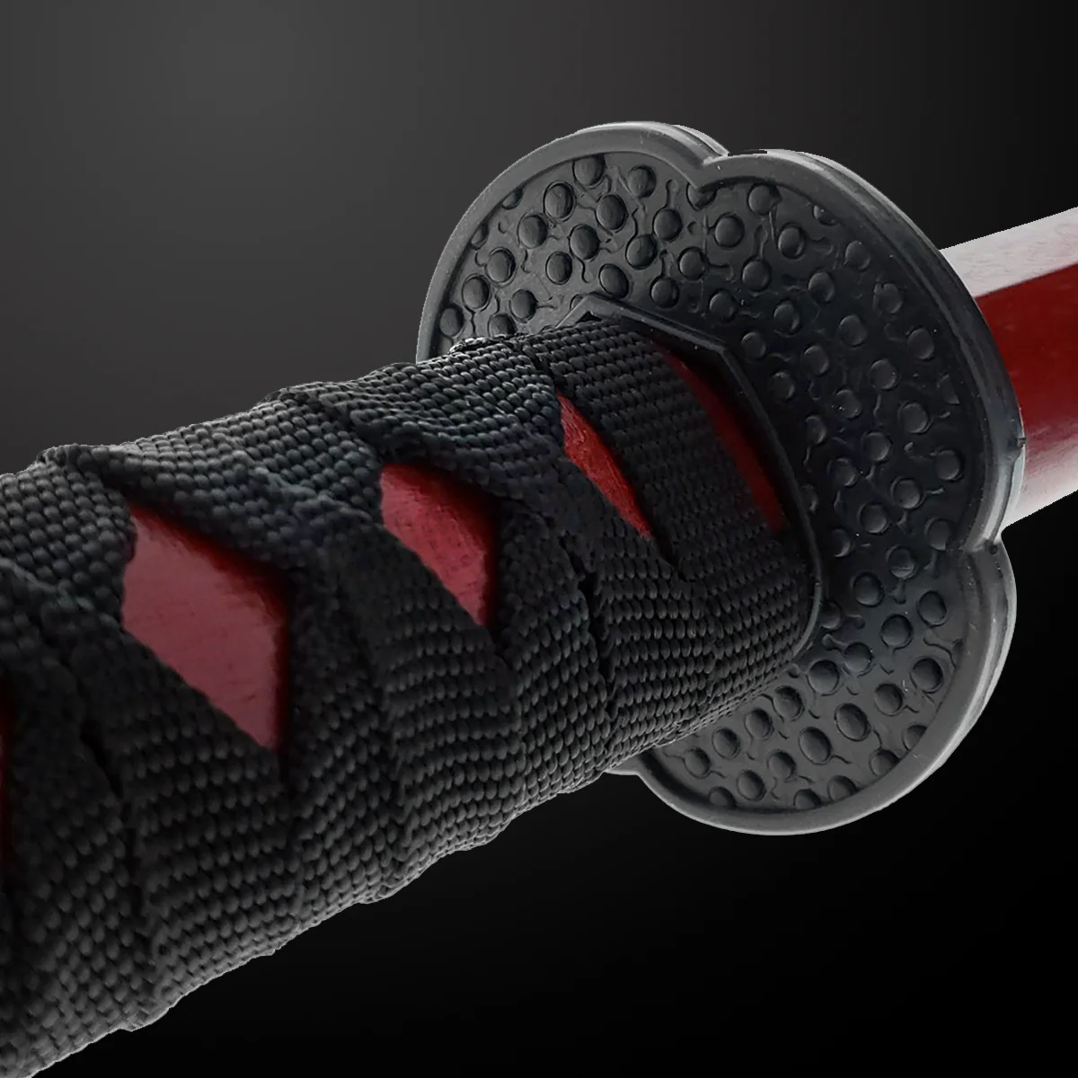 31 1/2" Red Wooden Samurai Sword (Bokken) - Image 4