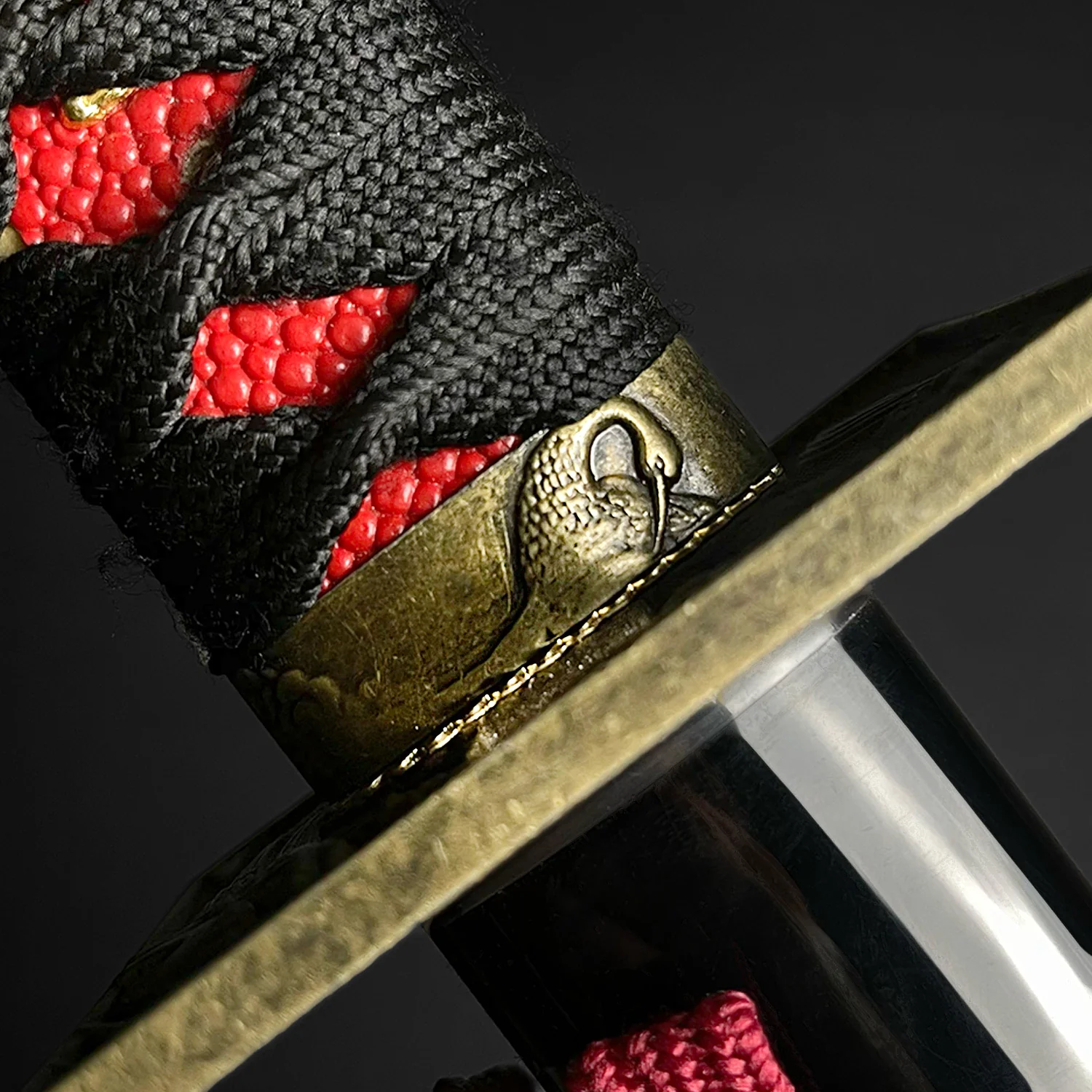 Musha Red Dragon Hand-Forged Katana. - Image 12