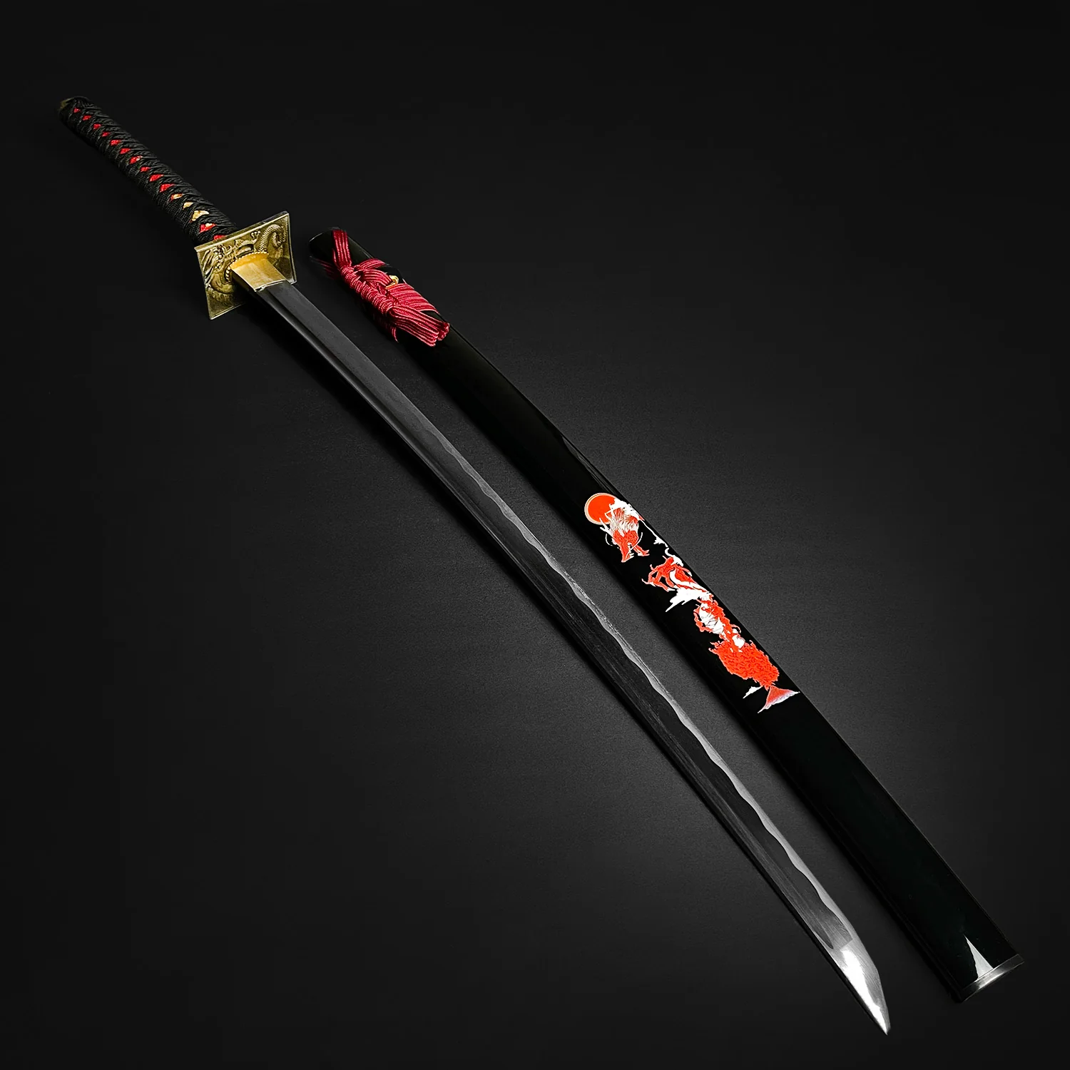Musha Red Dragon Hand-Forged Katana. - Image 4