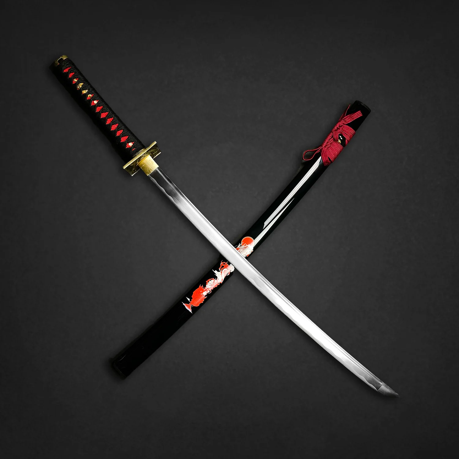 Musha Red Dragon Hand-Forged Katana. - Image 5