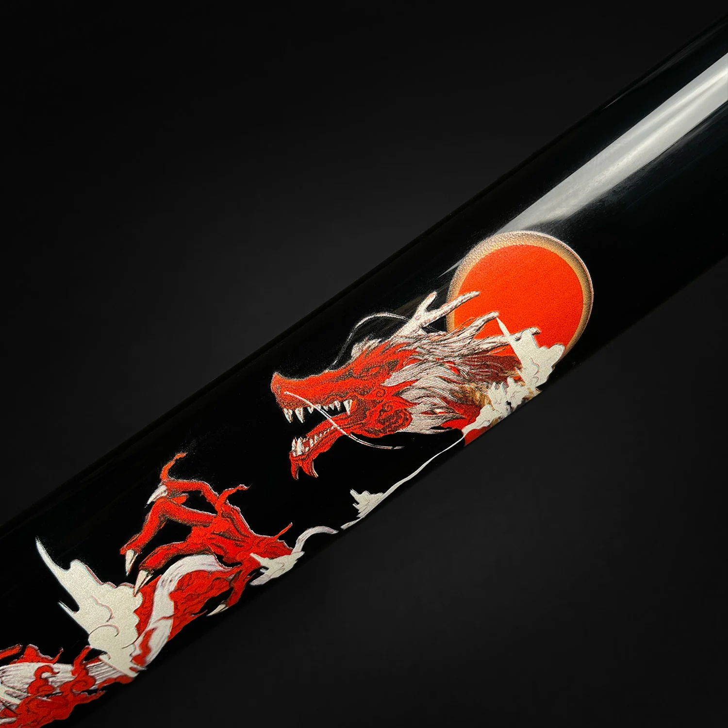 Musha Red Dragon Hand-Forged Katana. - Image 7