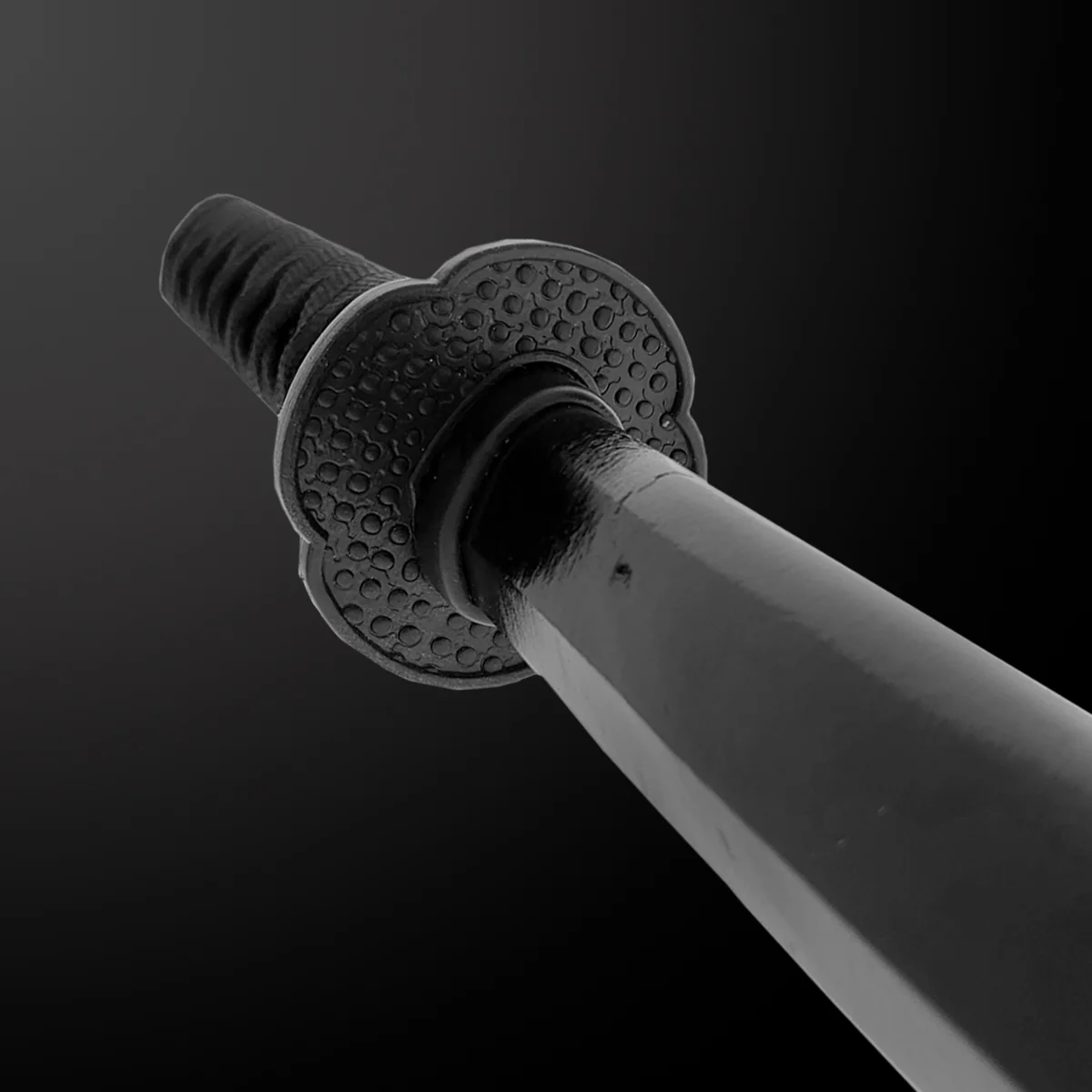 40" Black Wooden Samurai Sword (dragon) - Image 2
