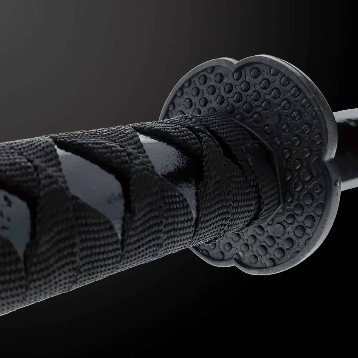 40" Black Wooden Samurai Sword (dragon) - Image 3
