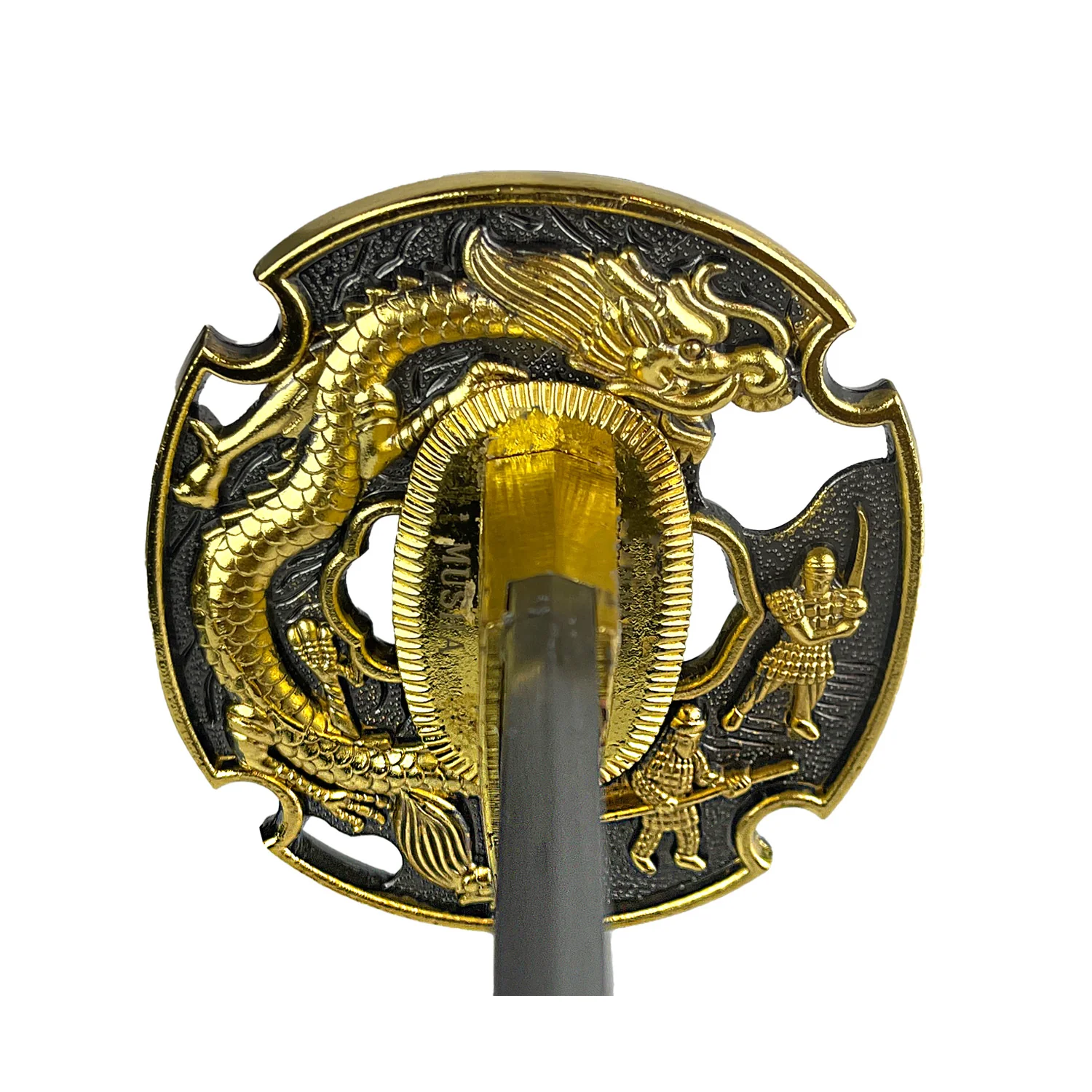 Musha Red Dragon on Scabbard Samurai Sword - Image 7