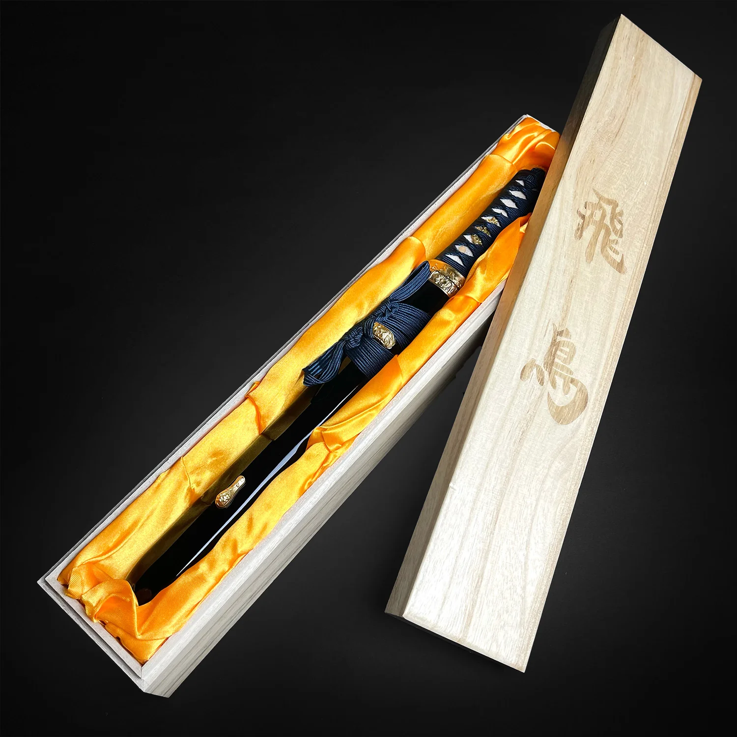 Asuka Black & Blue Japanese Tanto - Image 3