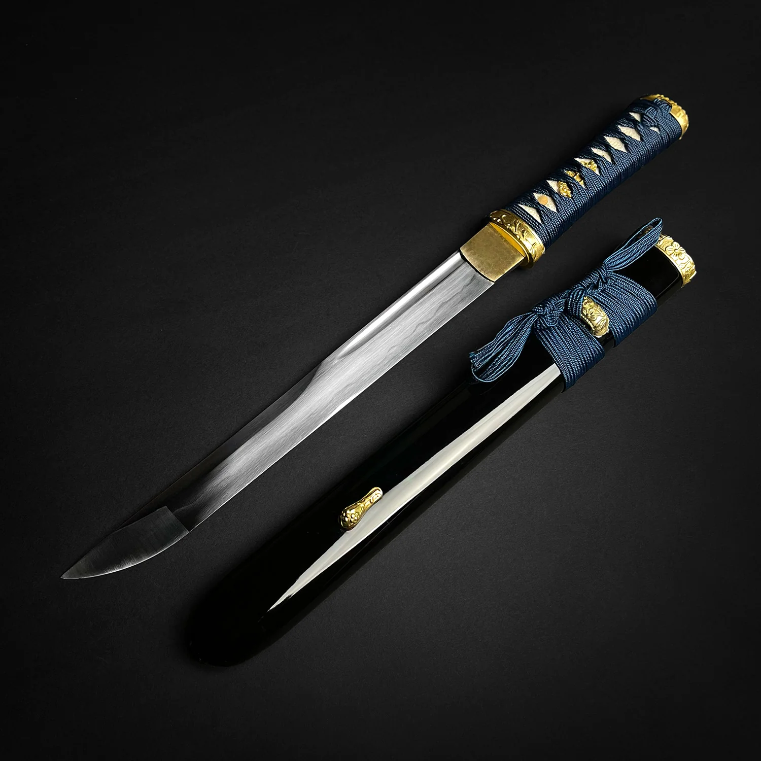 Asuka Black & Blue Japanese Tanto - Image 4