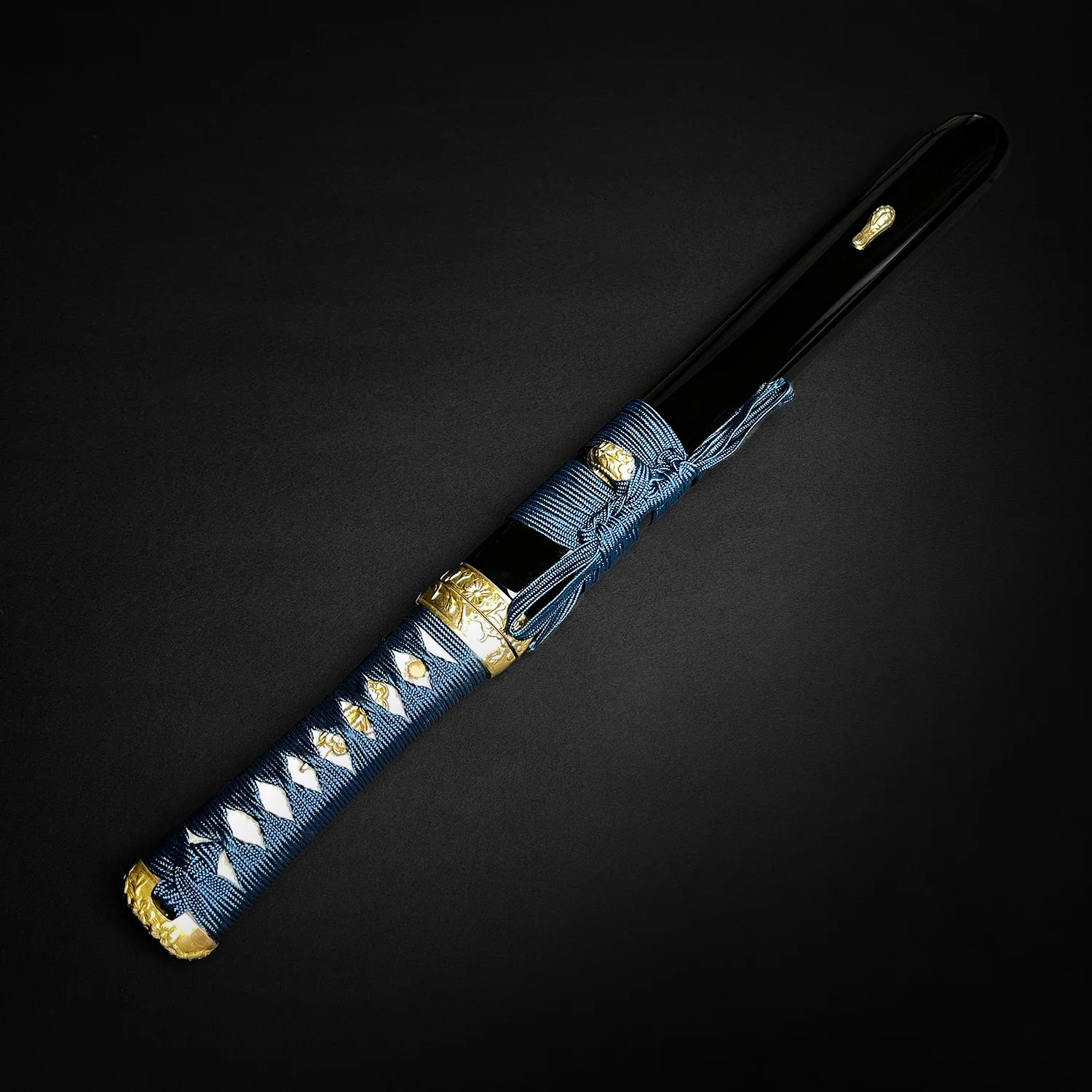 Asuka Black & Blue Japanese Tanto - Image 5