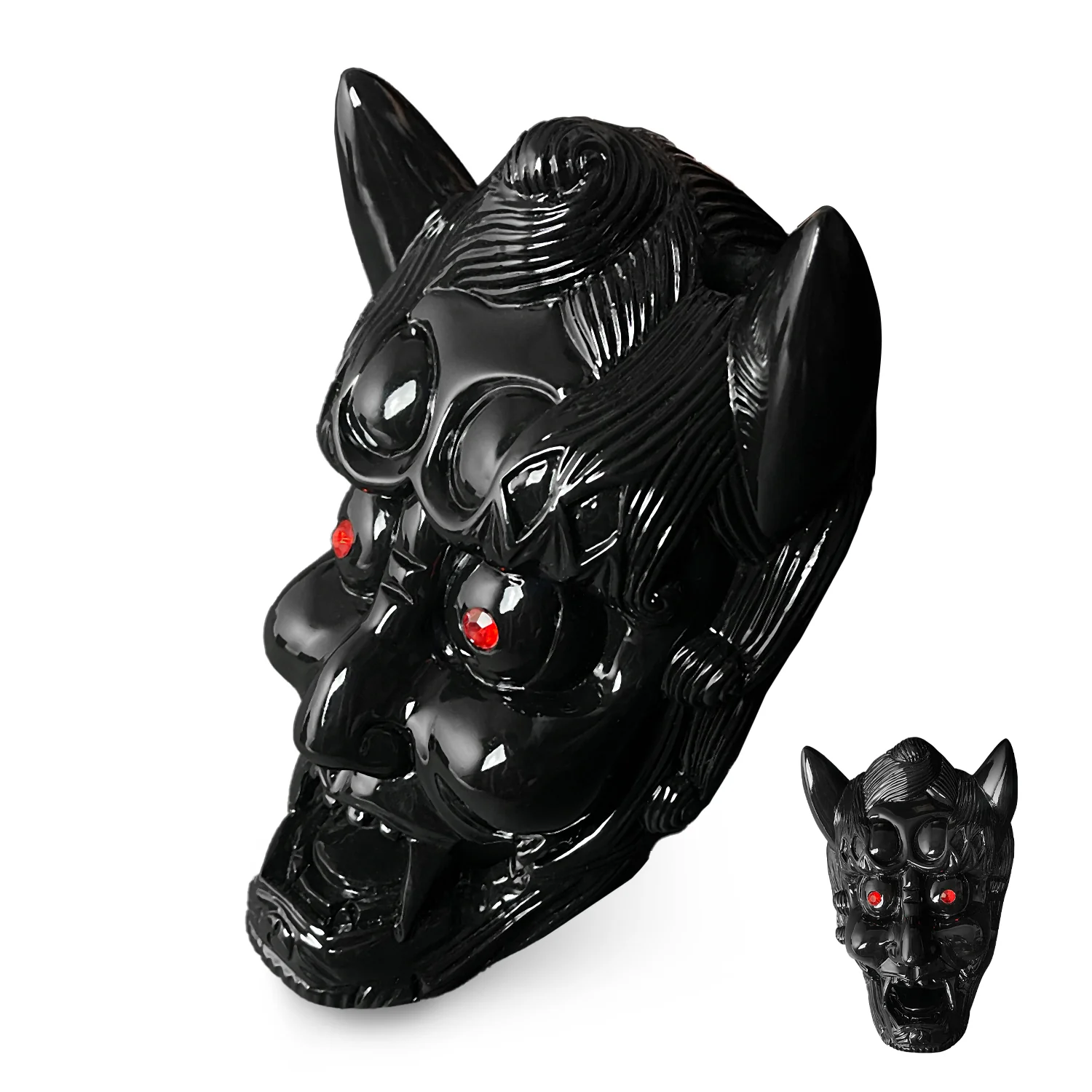 Decorative Black Demon Face Sai Holder - Image 8