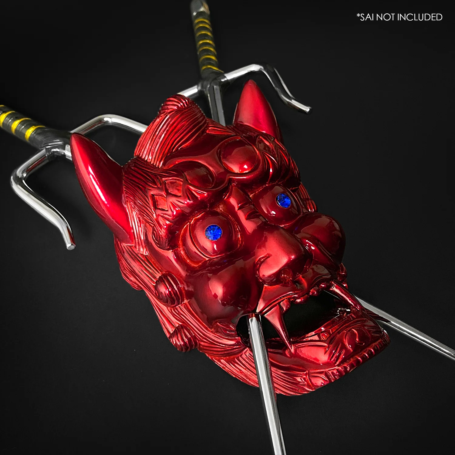 Decorative Demon Face Sai Holder - Image 3