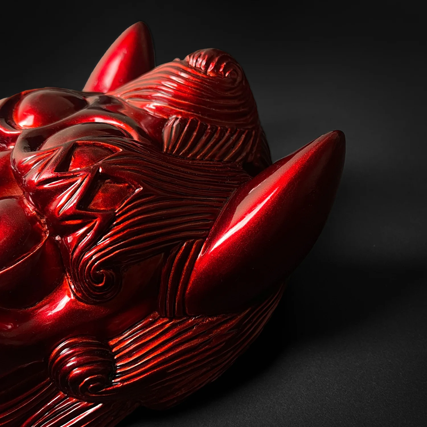Decorative Demon Face Sai Holder - Image 4