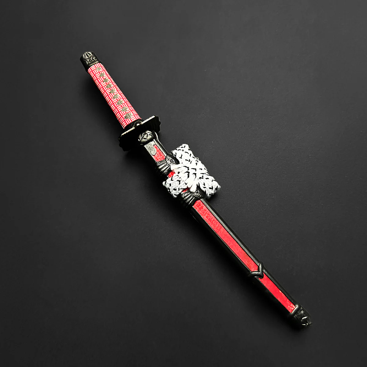 Mini Katana Letter Opener - Red Mini Samurai Sword Letter Opener - Image 3