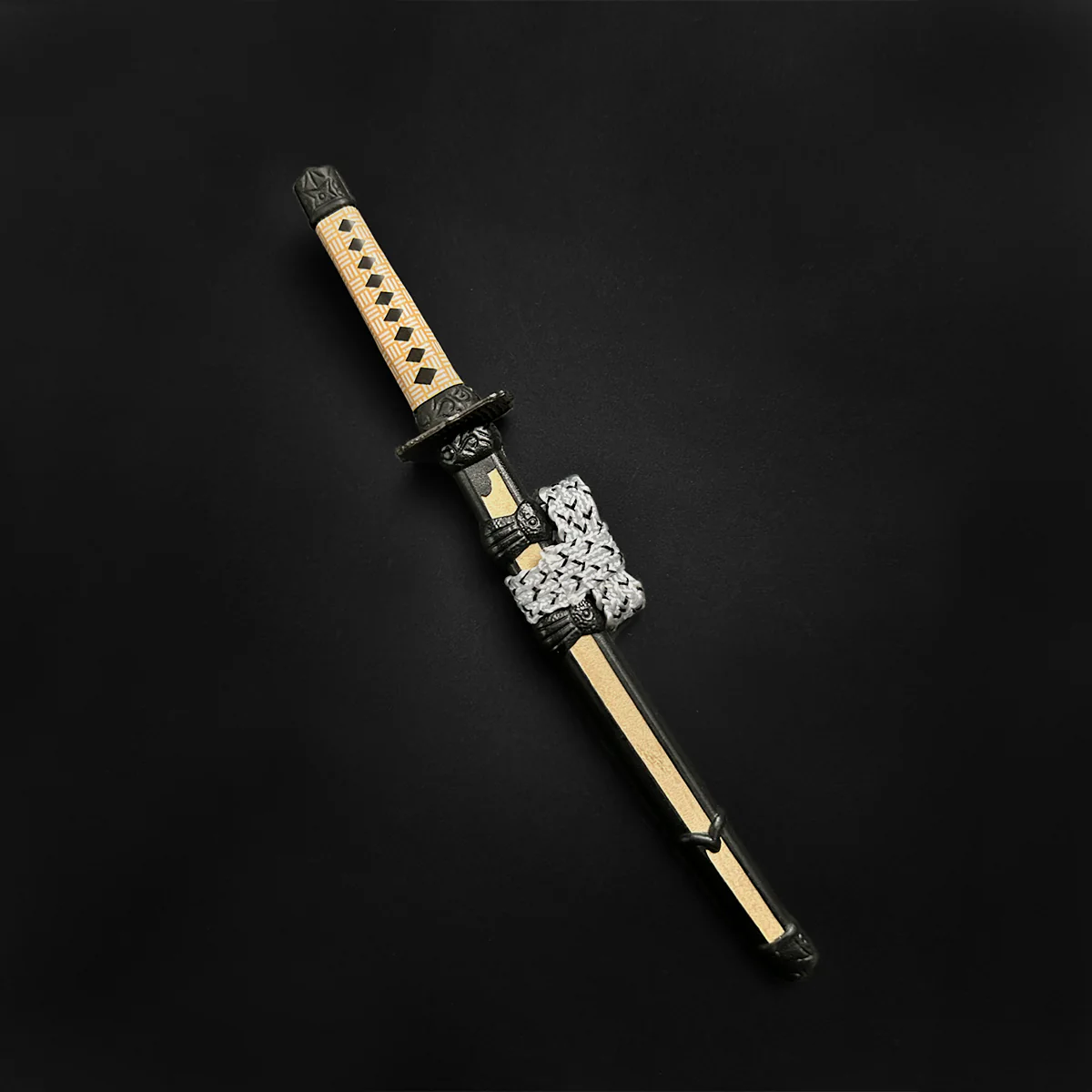 Mini Katana Letter Opener - Yellow Mini Samurai Sword Letter Opener - Image 3