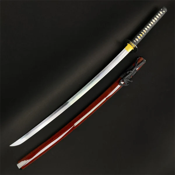 Musashi "Igusa Omote" Burgundy Katana - Image 5