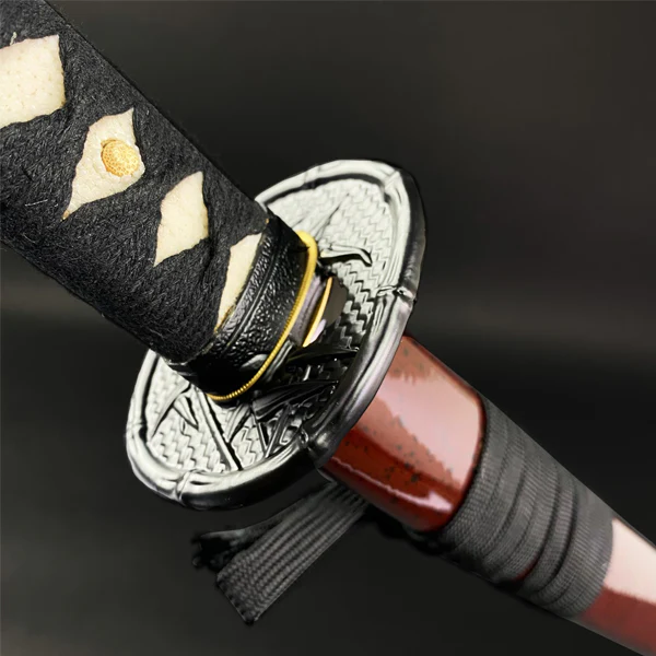 Musashi "Igusa Omote" Burgundy Katana - Image 7