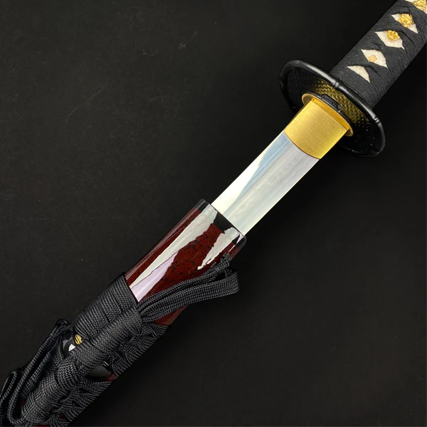 Musashi "Igusa Omote" Burgundy Katana - Image 8