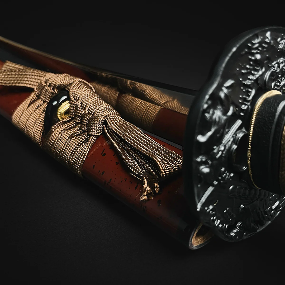 Musashi “Yamata no Orochi” Burgundy Dragon Slayer Katana - Image 10