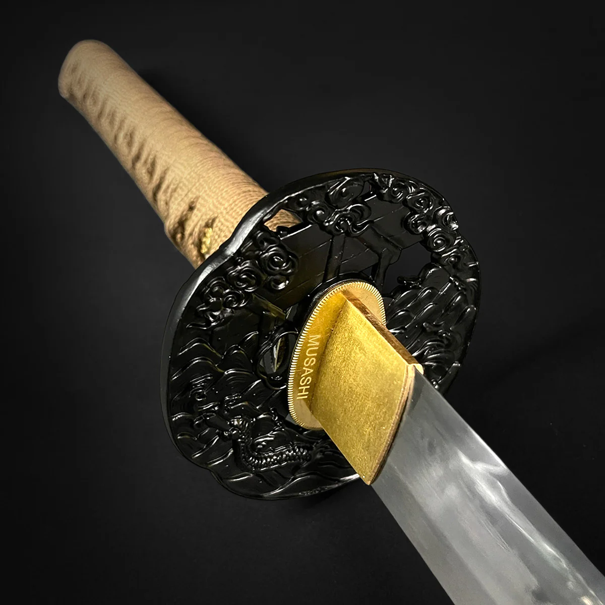 Musashi “Yamata no Orochi” Burgundy Dragon Slayer Katana - Image 5