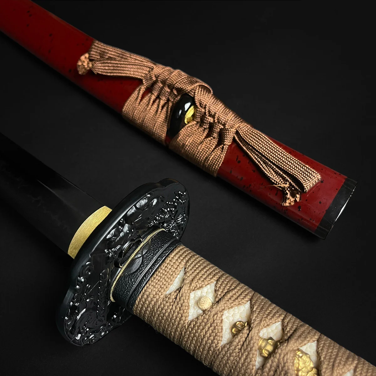 Musashi “Yamata no Orochi” Burgundy Dragon Slayer Katana - Image 6