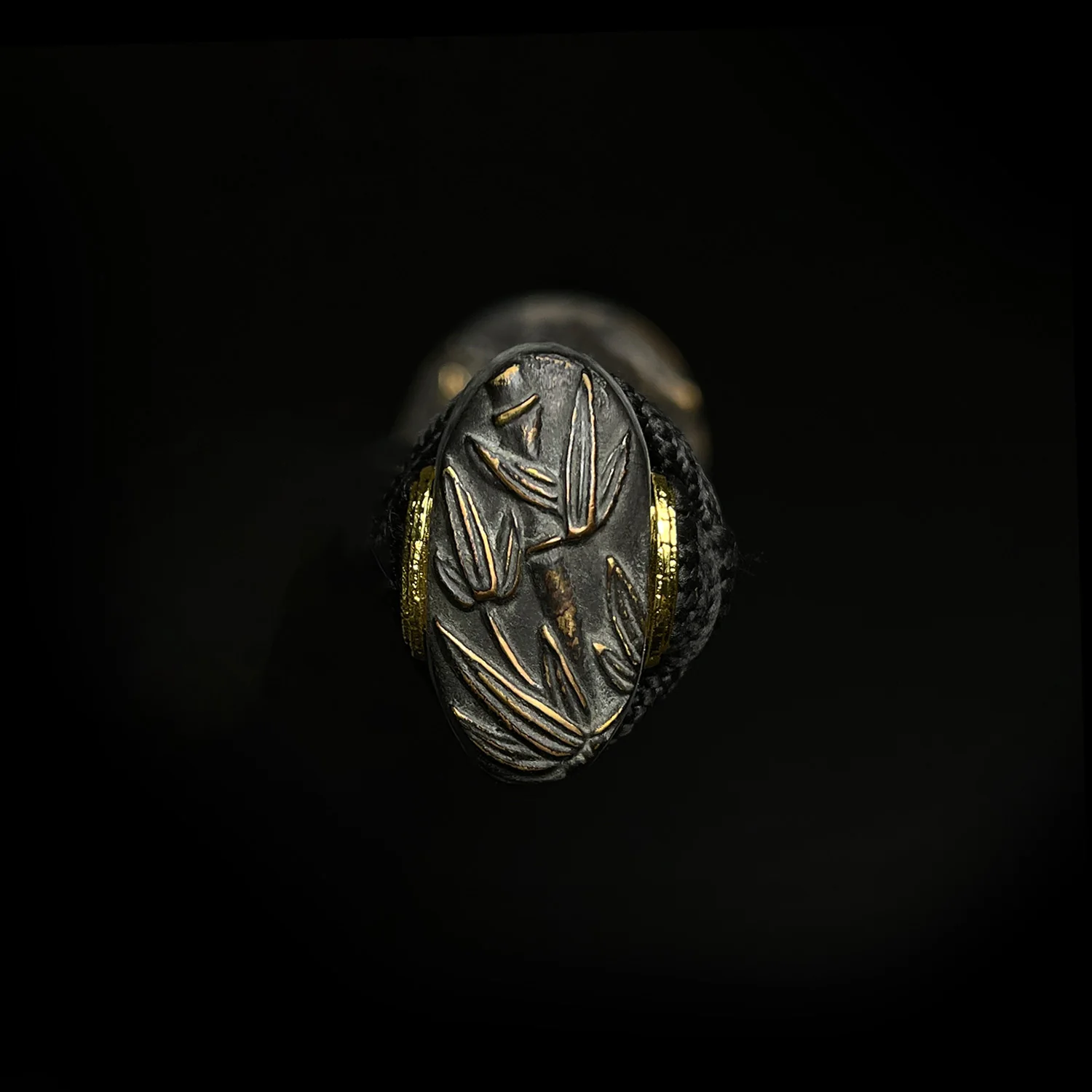 Musha Black "Bamboo & Plum Flower" Katana - Image 10