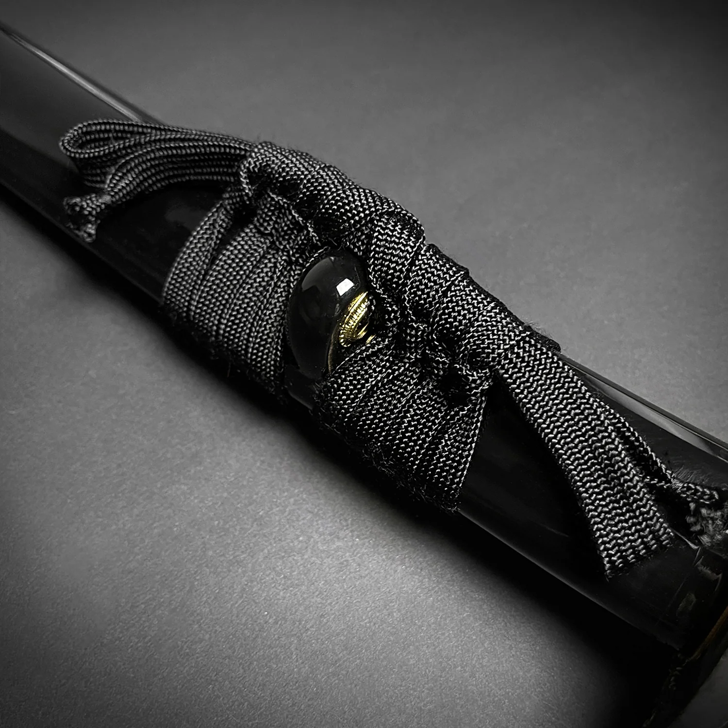 Musha Black "Bamboo & Plum Flower" Katana - Image 5