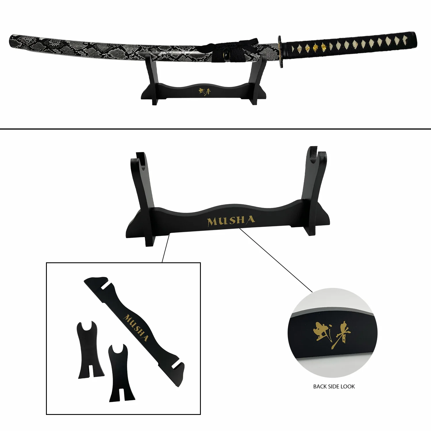 Musha "Black Orchid" Samurai Sword - Image 7