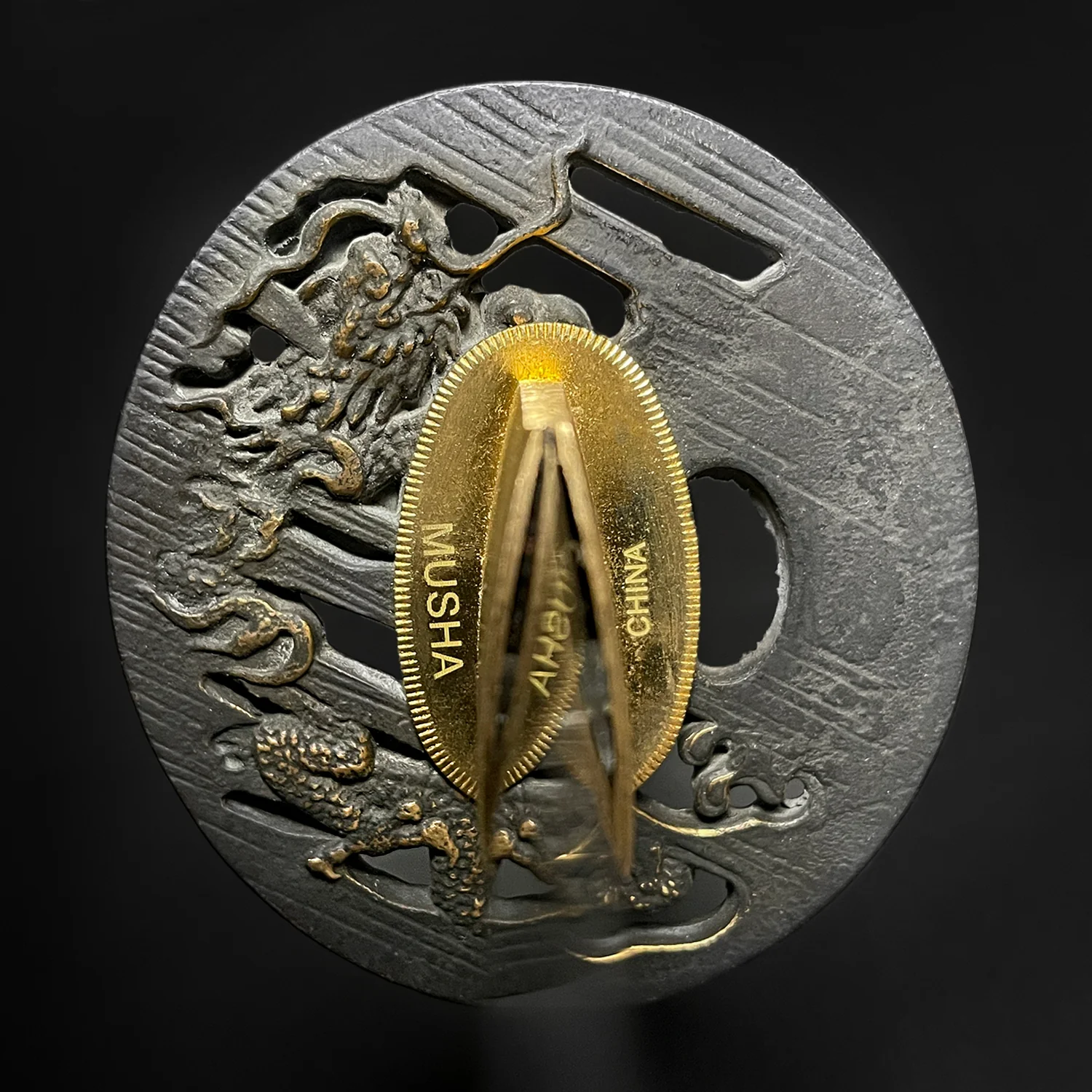Musha “Black Pearl Dragon” Katana. - Image 10