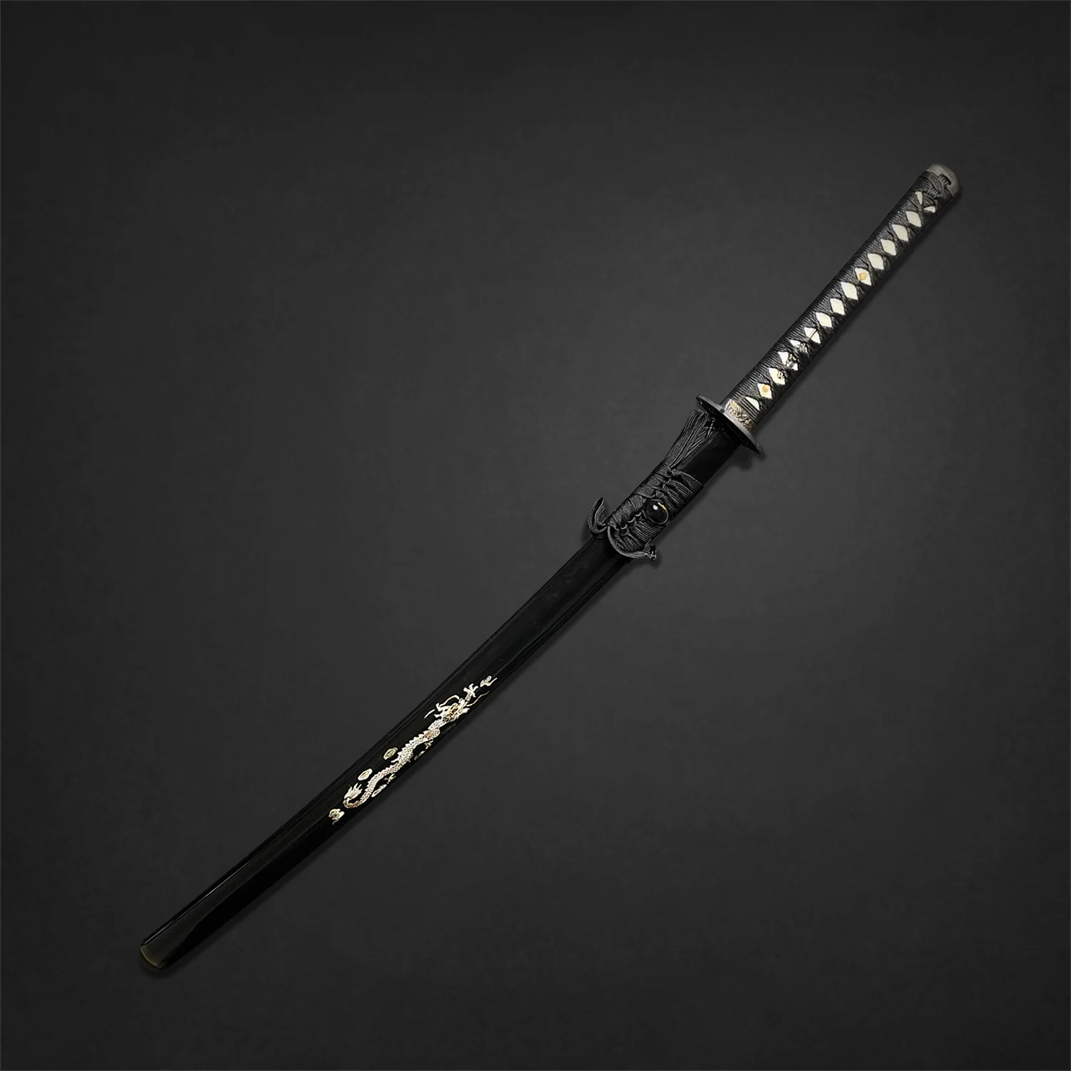 Musha “Black Pearl Dragon” Katana. - Image 2