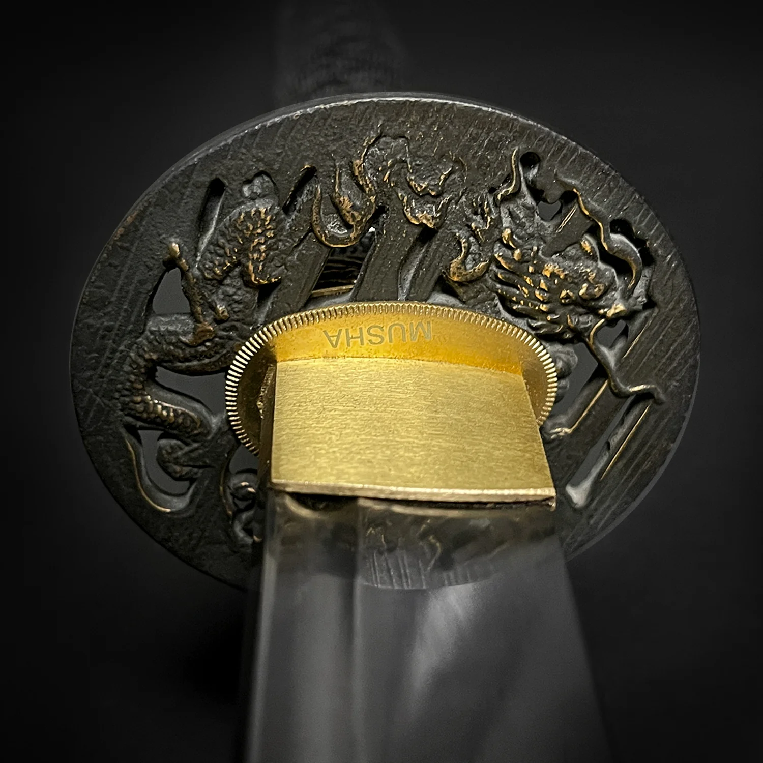 Musha “Black Pearl Dragon” Katana. - Image 9