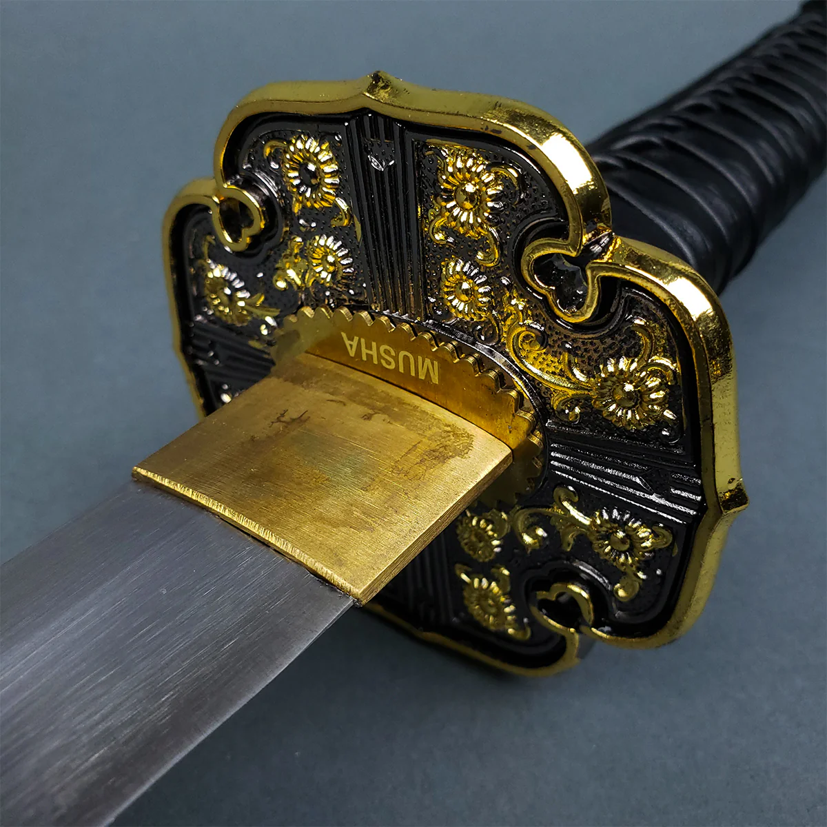 Musha Ceremonial Jintachi Katana (Black) - Image 9