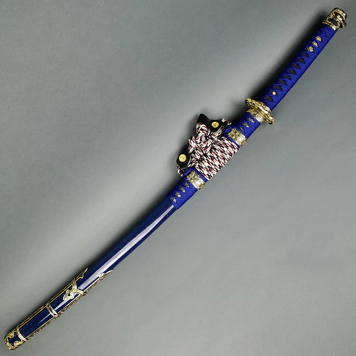 Musha Ceremonial Jintachi Katana (Blue) - Image 3