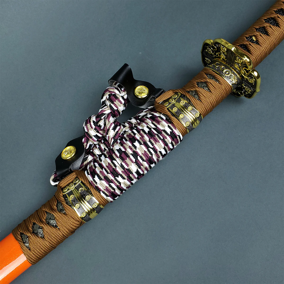 Musha Ceremonial Jintachi Katana (Gold) - Image 5