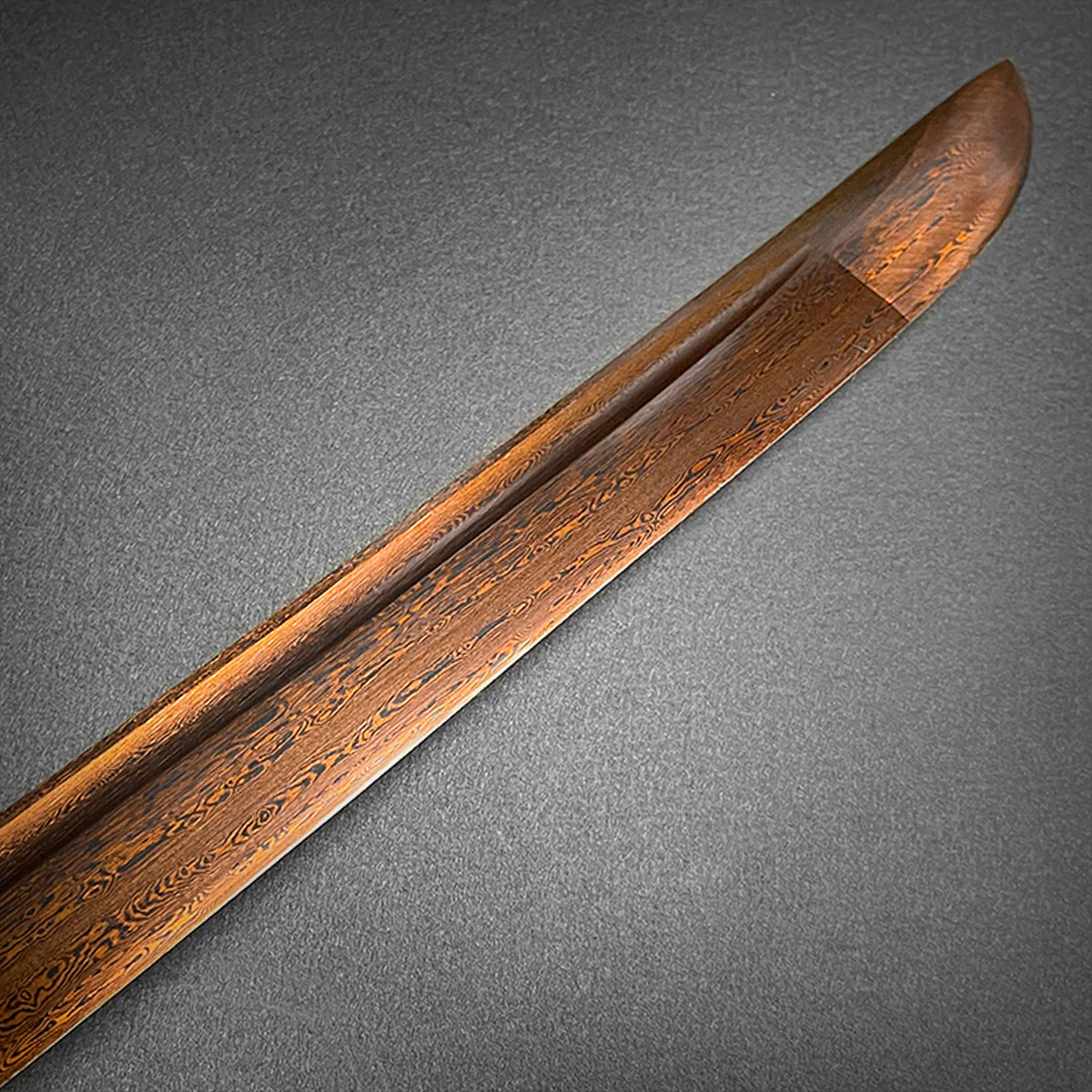Musha "Dragon" Red Damascus Pattern Samurai Sword - Image 3