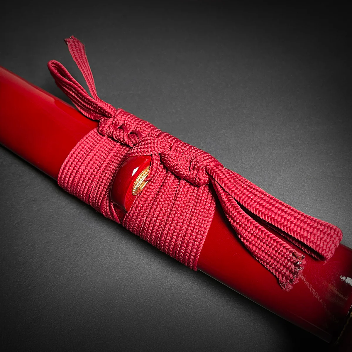 Musha "Dragon" Red Damascus Pattern Samurai Sword - Image 7