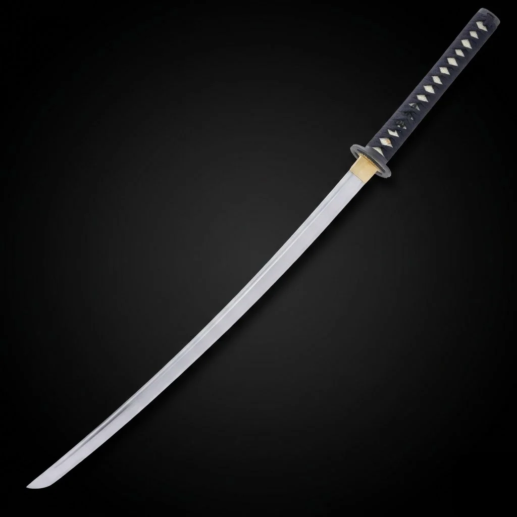 Musha Five Rings Burgundy Katana - Image 2