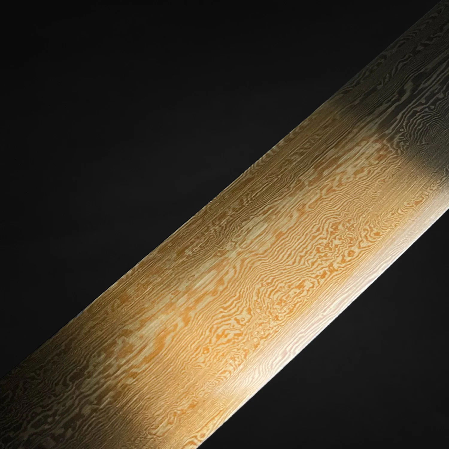 Musha "Gold Warrior" Damascus Katana - Image 10