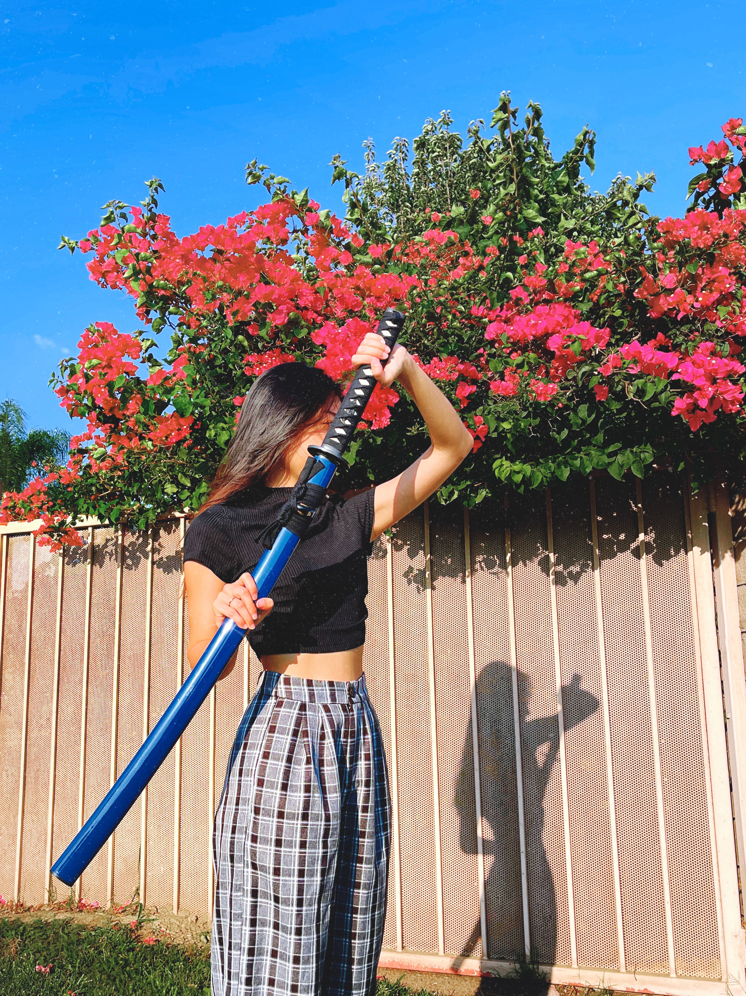 Musha Blue Samurai Sword with Gift Box - Image 10