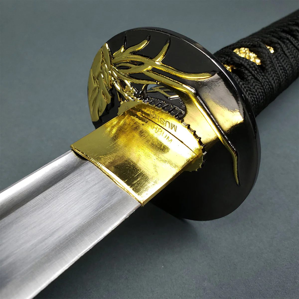 Musha Higanbana Katana w/ Tsuka Dagger (Black) - Image 10