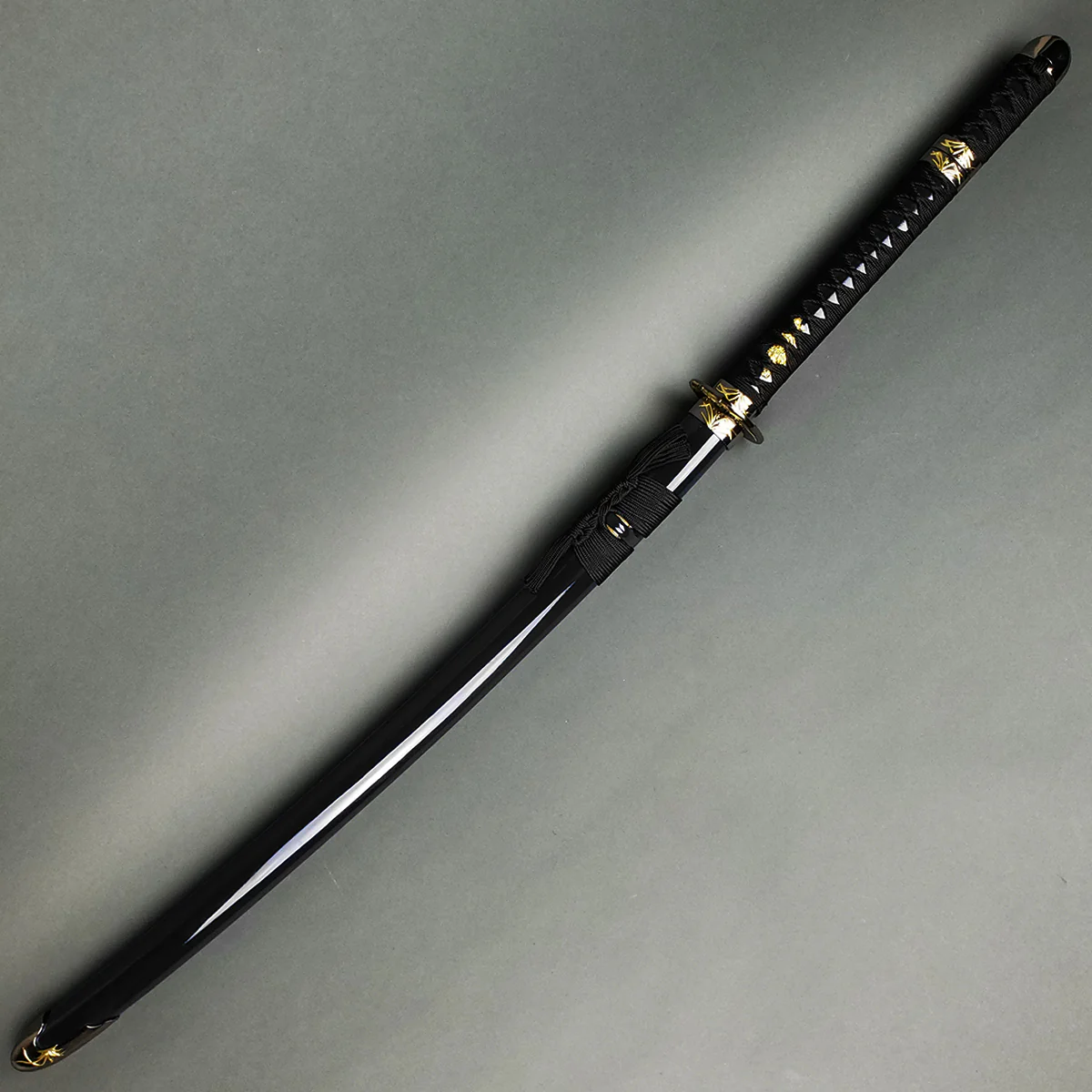 Musha Higanbana Katana w/ Tsuka Dagger (Black) - Image 3