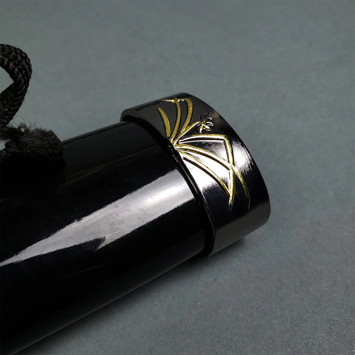 Musha Higanbana Katana w/ Tsuka Dagger (Black) - Image 8