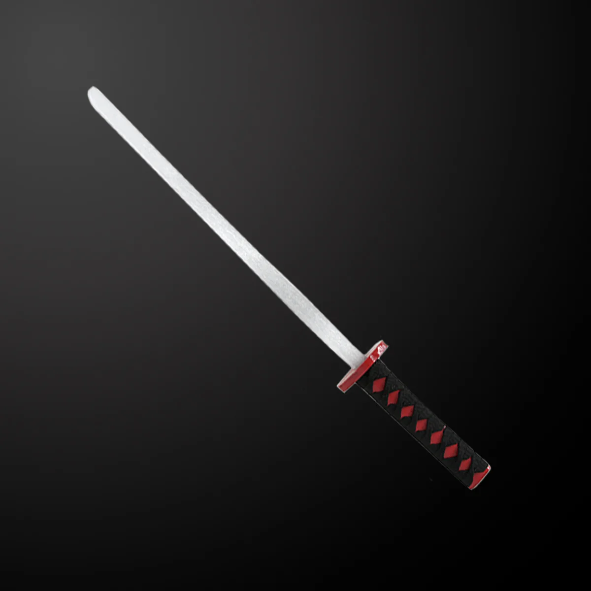 Red Wooden Samurai Sword with Scabbard - Image 2