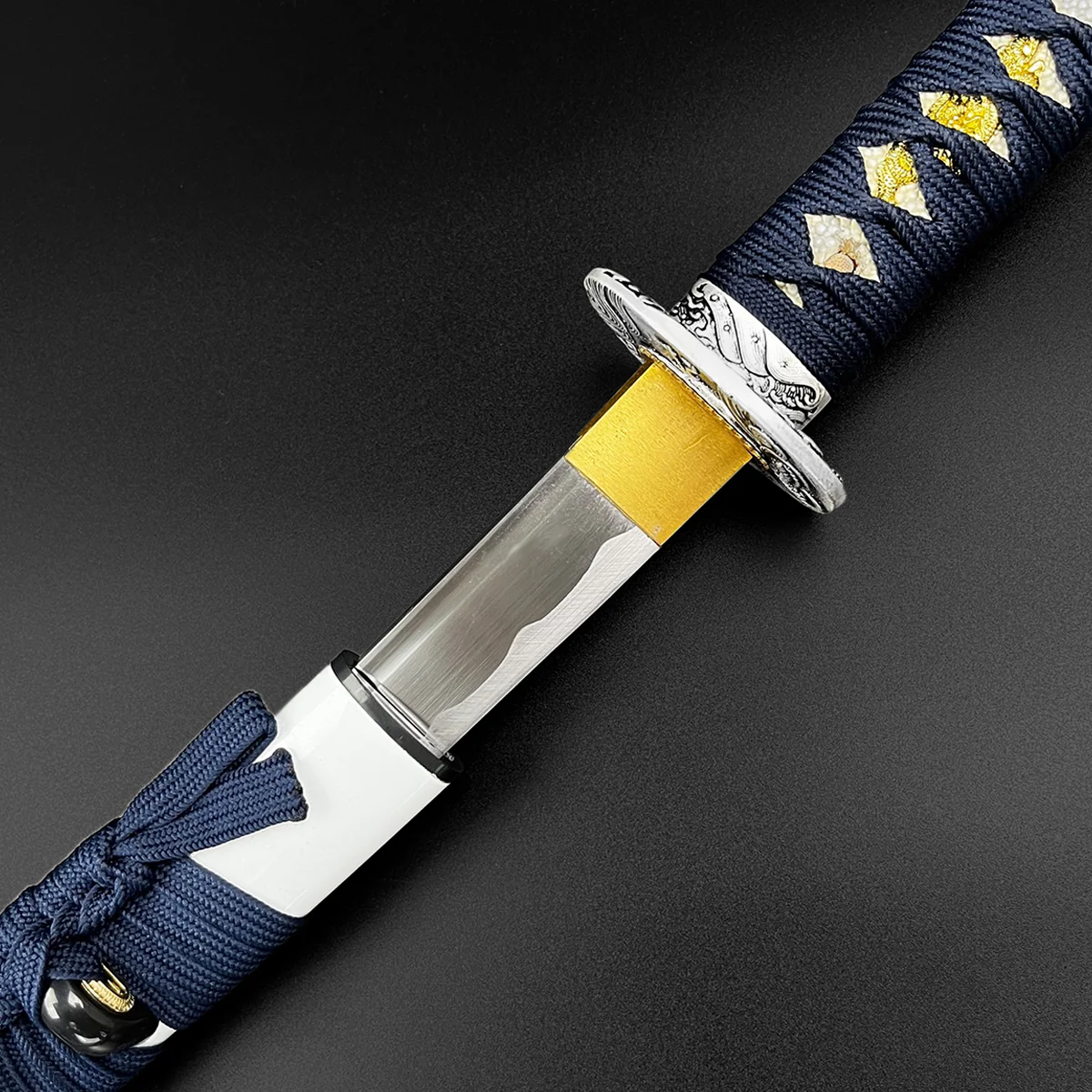 Musha White "Watatsumi" Katana - Image 2