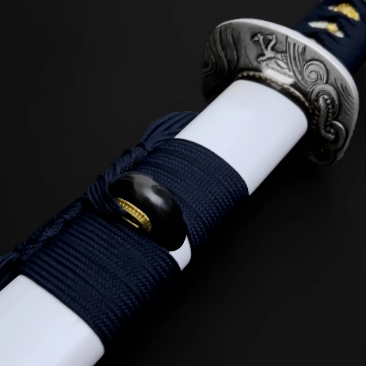 Musha White "Watatsumi" Katana - Image 6